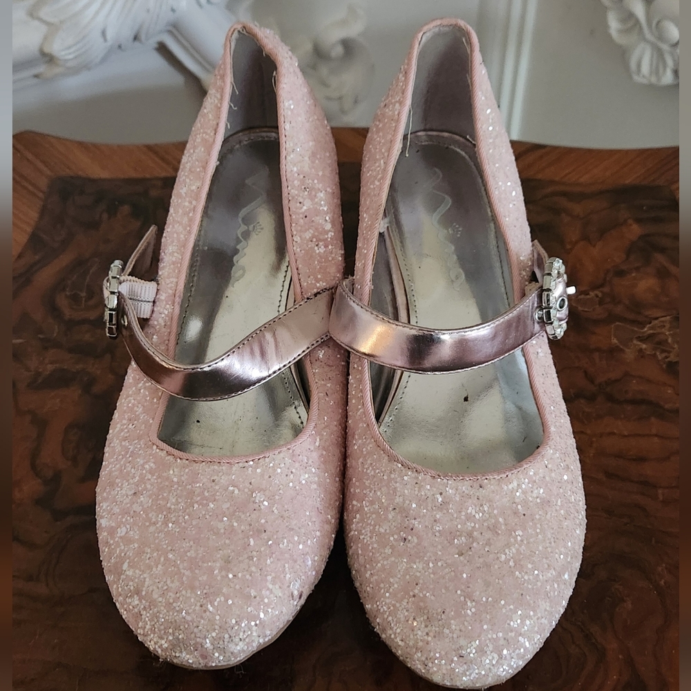 Pink Glitter Nina Shoes